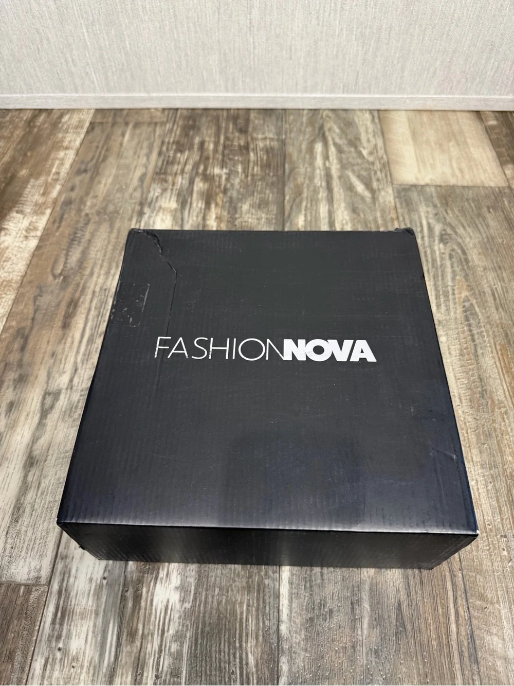 Fashion Nova Black Over-the-Knee Suede Block Heel Boots Size 8